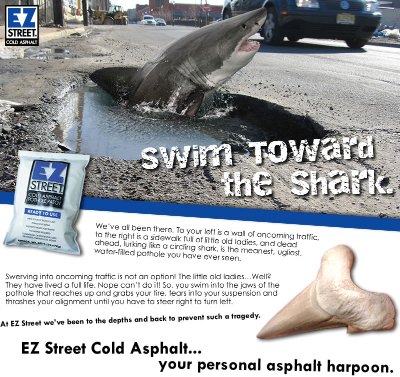 EZ STREET Pothole Shark